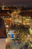 Flyg- sikt-Jultid-Nuremberg-Tyskland royaltyfri fotografi Flyg- sikt-Jultid-Nuremberg-Tyskland royaltyfri fotografi