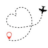 Flygplanloppbegrepp vektor illustrationer Flygplanloppbegrepp vektor illustrationer
