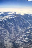 Flying over the mountains of the Western USA stock photography Flying over the mountains of the Western USA stock photography