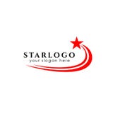 Flying star logo design stock template. star vector icon royalty free illustration Flying star logo design stock template. star vector icon royalty free illustration