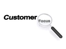 Foco de cliente ilustração stock