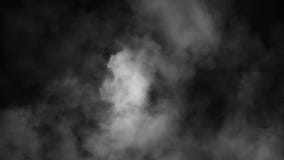 Fog And Mist Effect On Black Background. Smoke Texture Stock Image