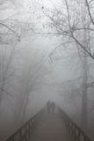 Fog On Bridge Royalty Free Stock Photo Fog On Bridge Royalty Free Stock Photo