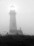 Foggy lighthouse