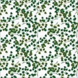 Foglie verdi senza cuciture del modello royalty illustrazione gratis Foglie verdi senza cuciture del modello royalty illustrazione gratis