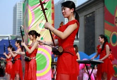 Folk Concert Of China Royalty Free Stock Image