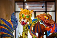 Folklore mexicain traditionnel d'alebrije d'art photo stock Folklore mexicain traditionnel d'alebrije d'art photo stock