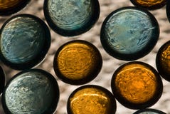 Fond abstrait avec les cercles oranges et bleus photographie stock libre de droits Fond abstrait avec les cercles oranges et bleus photographie stock libre de droits