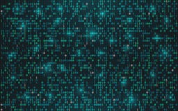 Fond abstrait de code binaire Concept de données numériques Chiffres coulants lumineux avec des lumières sur le contexte foncé fu illustration stock Fond abstrait de code binaire Concept de données numériques Chiffres coulants lumineux avec des lumières sur le contexte foncé fu illustration stock