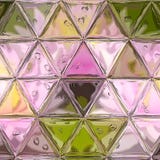 Fond abstrait de polygone avec un modèle de triangle dans la couleur pourpre violette de rose en pastel, verre transparent avec d illustration stock Fond abstrait de polygone avec un modèle de triangle dans la couleur pourpre violette de rose en pastel, verre transparent avec d illustration stock