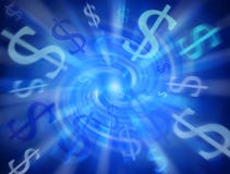 Fond abstrait du dollar d'argent Images libres de droits Fond abstrait du dollar d'argent Images libres de droits