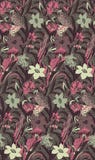 Fond abstrait sans couture de fleur de cru illustration stock Fond abstrait sans couture de fleur de cru illustration stock