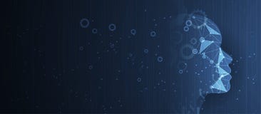 fond bleu d'intelligence artificielle avec des vitesses illustration libre de droits fond bleu d'intelligence artificielle avec des vitesses illustration libre de droits