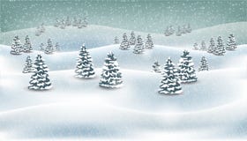 Fond de chute de neige de paysage de forêt d'hiver de Noël Illustration de vecteur illustration de vecteur Fond de chute de neige de paysage de forêt d'hiver de Noël Illustration de vecteur illustration de vecteur