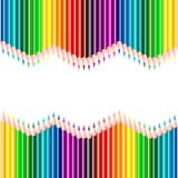 Fond de crayons dans des couleurs de spectre illustration libre de droits Fond de crayons dans des couleurs de spectre illustration libre de droits