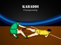 Fond de Kabaddi illustration libre de droits Fond de Kabaddi illustration libre de droits