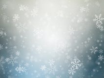 Fond de Noël de l'hiver avec des flocons de neige illustration libre de droits Fond de Noël de l'hiver avec des flocons de neige illustration libre de droits