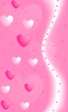 Fond de Valentine avec des coeurs illustration de vecteur Fond de Valentine avec des coeurs illustration de vecteur
