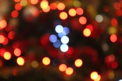 Fond defocused de lumières de Noël image stock Fond defocused de lumières de Noël image stock
