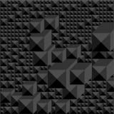 Fond des nuances du noir sous forme de mosaïque géométrique graphique de volume illustration stock Fond des nuances du noir sous forme de mosaïque géométrique graphique de volume illustration stock