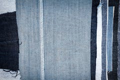 Fond différent abstrait de texture de rayures de jeans photographie stock libre de droits Fond différent abstrait de texture de rayures de jeans photographie stock libre de droits