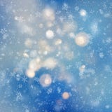 Fond décoratif de Noël de calibre avec des lumières de neige et de bokeh Fond magique de scintillement d'abrégé sur vacances avec illustration stock Fond décoratif de Noël de calibre avec des lumières de neige et de bokeh Fond magique de scintillement d'abrégé sur vacances avec illustration stock