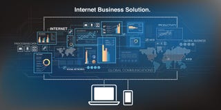 Fond en ligne d'affaires