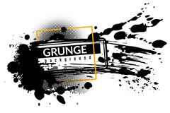 Fond grunge d'encre La tache encrée noire de saleté d'éclaboussure a éclaboussé l'éclaboussure de jet avec des baisses dirigent l illustration de vecteur Fond grunge d'encre La tache encrée noire de saleté d'éclaboussure a éclaboussé l'éclaboussure de jet avec des baisses dirigent l illustration de vecteur