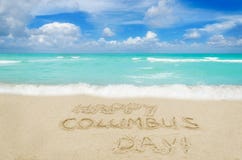 Fond heureux de Columbus Day Etats-Unis photo libre de droits Fond heureux de Columbus Day Etats-Unis photo libre de droits