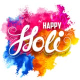 Fond heureux de holi illustration libre de droits Fond heureux de holi illustration libre de droits