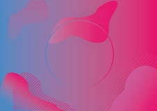 Fond ? la mode de couleur liquide de gradient Rose et bleu Composition créative en formes Art contemporain illustration stock Fond ? la mode de couleur liquide de gradient Rose et bleu Composition créative en formes Art contemporain illustration stock