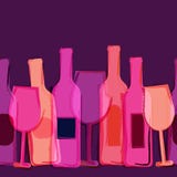 Fond sans couture d'aquarelle abstraite, rouge, rose, vin pourpre illustration stock Fond sans couture d'aquarelle abstraite, rouge, rose, vin pourpre illustration stock