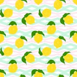 Fond sans couture de citron illustration de vecteur Fond sans couture de citron illustration de vecteur