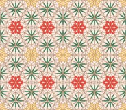 Fond sans couture de modèle d'élément floral géométrique illustration de vecteur Fond sans couture de modèle d'élément floral géométrique illustration de vecteur