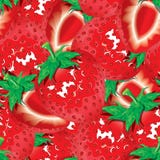 Fond sans couture de modèle de fraise illustration de vecteur Fond sans couture de modèle de fraise illustration de vecteur