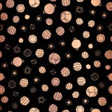 Fond sans couture de modèle de vecteur d'aluminium de planètes de cuivre de l'espace Les planètes cosmiques tirées par la main d' illustration libre de droits Fond sans couture de modèle de vecteur d'aluminium de planètes de cuivre de l'espace Les planètes cosmiques tirées par la main d' illustration libre de droits