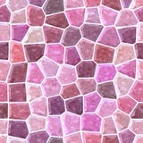 Fond sans couture de plancher de mosaïque extérieure de marbre avec le coulis blanc - rose en pastel et couleur mignons de violet Photo stock Fond sans couture de plancher de mosaïque extérieure de marbre avec le coulis blanc - rose en pastel et couleur mignons de violet Photo stock
