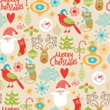 Fond sans joint de Noël illustration stock Fond sans joint de Noël illustration stock