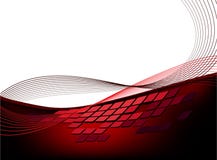 Fond urbain rouge illustration stock Fond urbain rouge illustration stock
