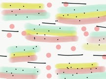 Fondo abstracto de la acuarela con los movimientos del rosa, amarillos y azules del cepillo libre illustration Fondo abstracto de la acuarela con los movimientos del rosa, amarillos y azules del cepillo libre illustration