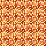 Fondo abstracto del vector con el mosaico en el amarillo, rojo stock de ilustración Fondo abstracto del vector con el mosaico en el amarillo, rojo stock de ilustración