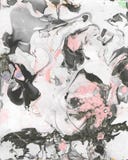Fondo abstracto negro, blanco y rosado pintado a mano stock de ilustración Fondo abstracto negro, blanco y rosado pintado a mano stock de ilustración