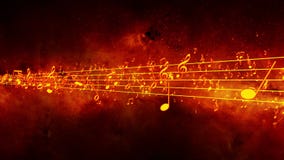 Fondo animado con las notas musicales, notas de la música - LAZO ilustración del vector Fondo animado con las notas musicales, notas de la música - LAZO ilustración del vector