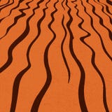 Fondo arancio astratto del paesaggio del deserto royalty illustrazione gratis Fondo arancio astratto del paesaggio del deserto royalty illustrazione gratis