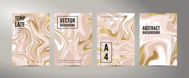 Fondo blanco del oro abstracto de m?rmol del rosa Textura del vector de la pintura fl?ida Plantilla para casarse, invitaciones ilustración del vector Fondo blanco del oro abstracto de m?rmol del rosa Textura del vector de la pintura fl?ida Plantilla para casarse, invitaciones ilustración del vector