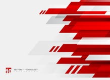 Fondo brillante geometrico di moto di colore rosso di tecnologia astratta royalty illustrazione gratis Fondo brillante geometrico di moto di colore rosso di tecnologia astratta royalty illustrazione gratis