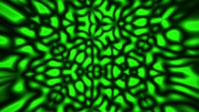 Fondo caleidoscópico de Loopable de las gotas abstractas verdes Fondo caleidoscópico de Loopable de las gotas abstractas verdes