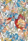 Fondo colorido abstracto de la flor libre illustration Fondo colorido abstracto de la flor libre illustration