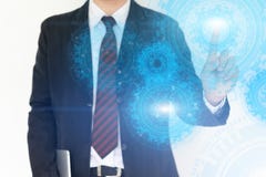 Fondo commovente di tecnologia della mano dell'uomo d'affari immagine stock Fondo commovente di tecnologia della mano dell'uomo d'affari immagine stock