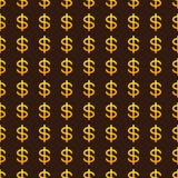 Fondo con las muestras de dólar de oro stock de ilustración Fondo con las muestras de dólar de oro stock de ilustración